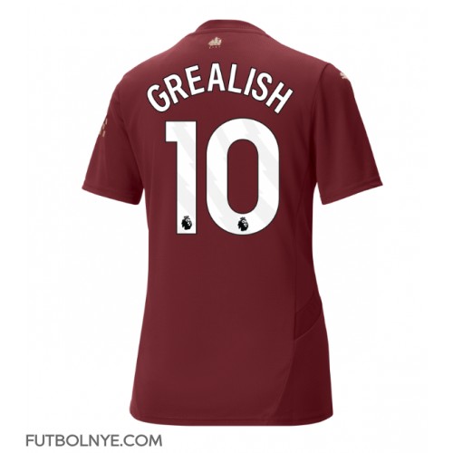 Camiseta Manchester City Jack Grealish #10 Tercera Equipación para mujer 2024-25 manga corta